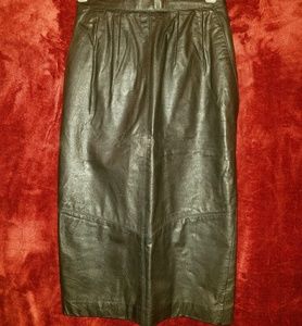 Leather skirt